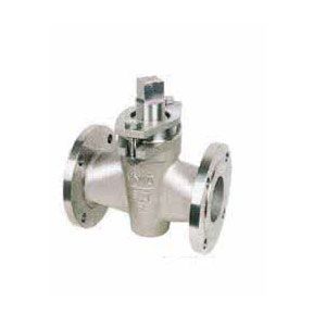 二通法蘭不銹鋼旋塞閥