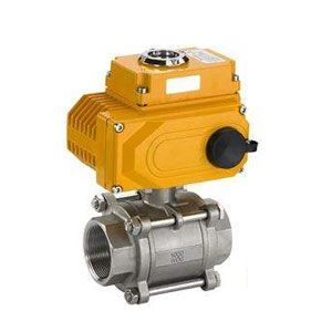 氣動三片式對焊球閥