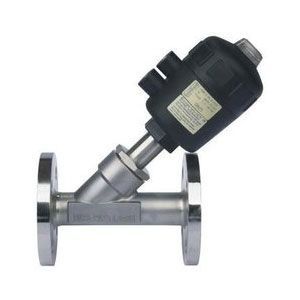 不銹鋼氣動角座閥